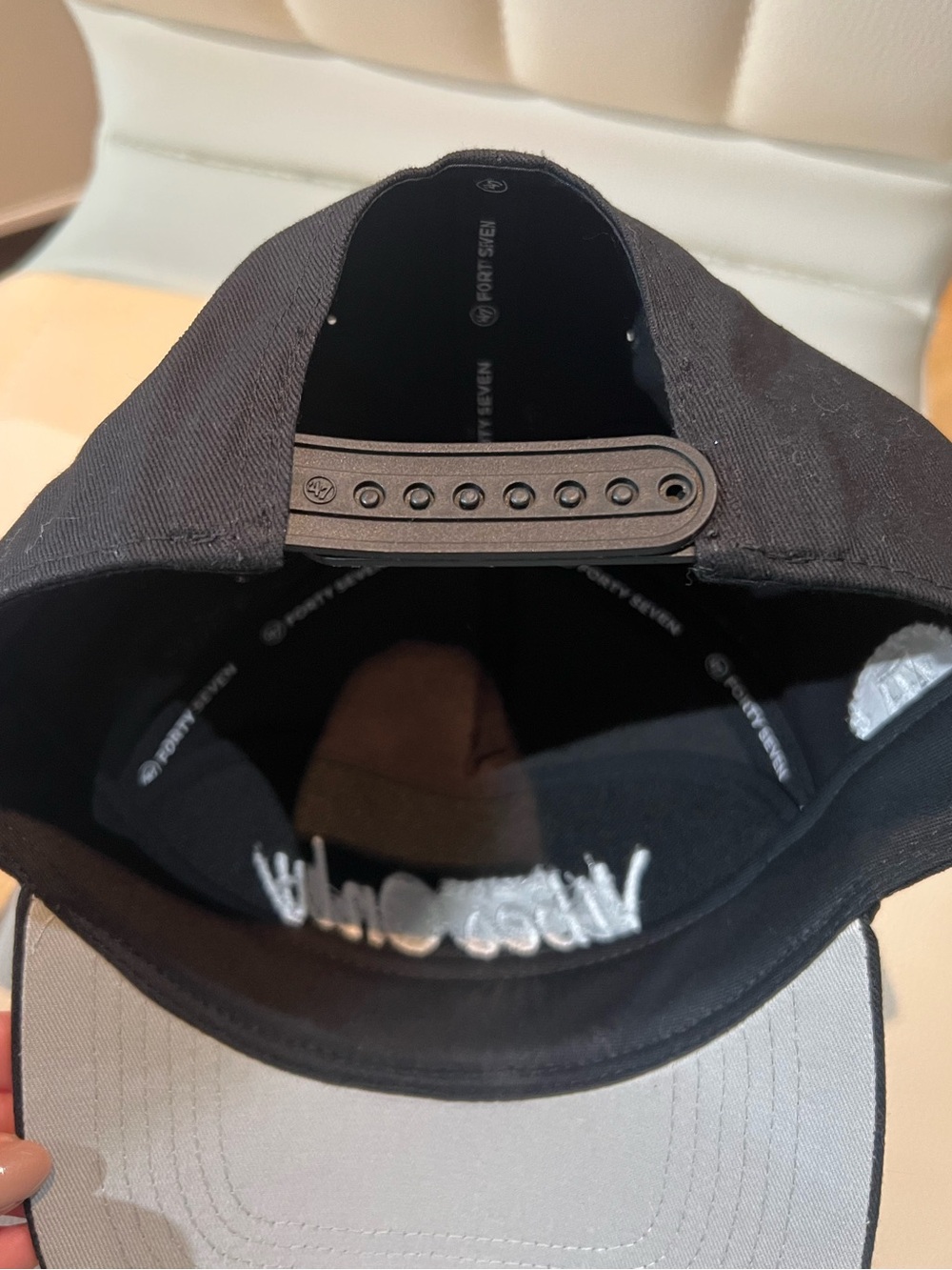 Barstool Sports x ’47 Brand Positive Vibes Only Hitch Snapback Hat NWT - Picture 6 of 7